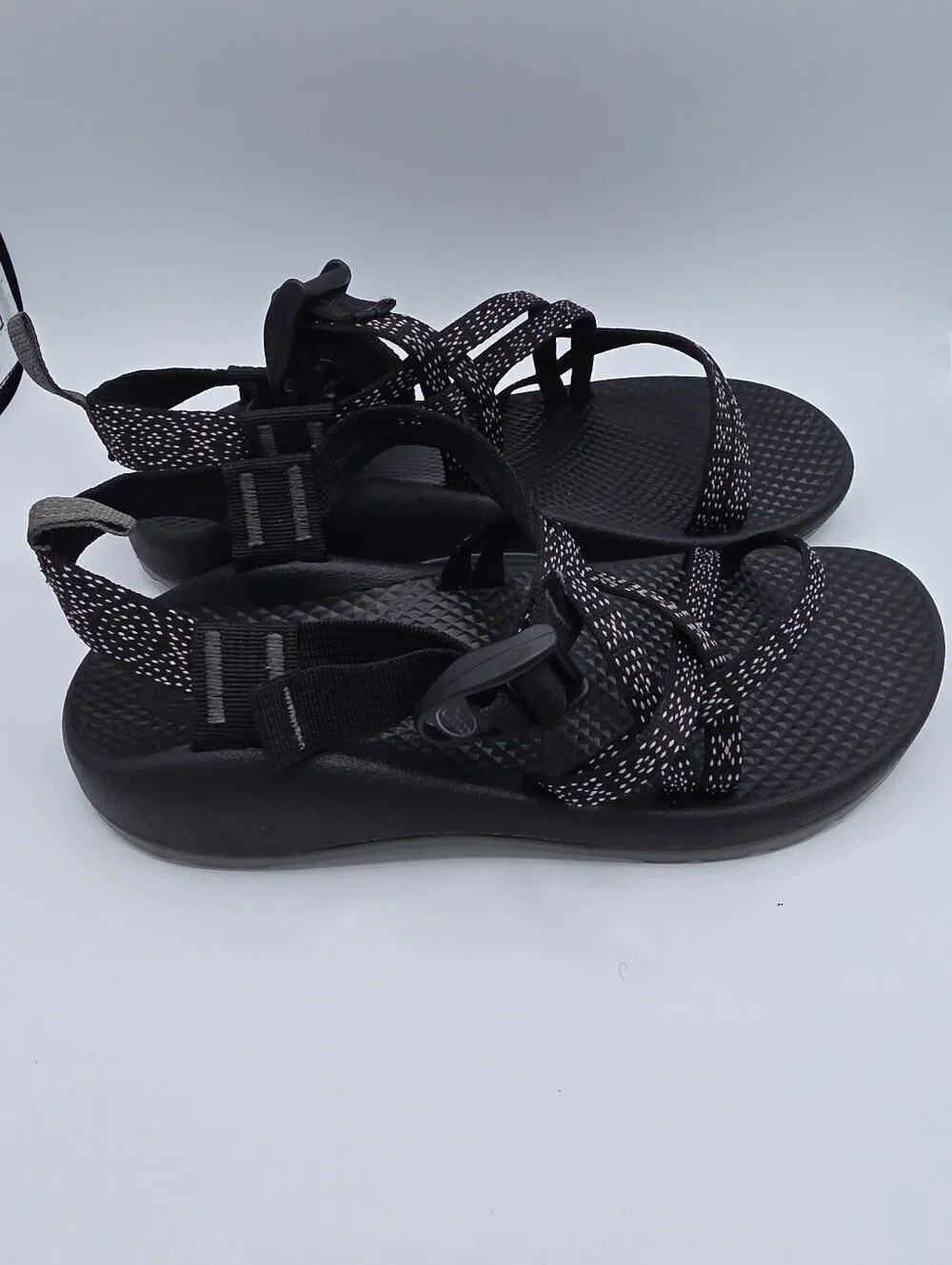 Chaco Kids Sandals Size 4 Black Pink Adjustable Hiking Water Shoes